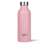 iglu Reusable Water Bottles | Premium Double Walled Stainless Steel | 500ml Vacuum Insulated Bottle | 24 Hours Cold & 12 Hours Hot | Sweatproof & BPA Free | Great His & Her Eco Gift Himalayan Pink