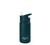 iglu Reusable Water Bottles | Premium Double Walled Stainless Steel | Vacuum Insulated | 24 Hours Cold & 12 Hours Hot | Sweatproof & BPA Fre | Great Eco-Friendly Gifte (Atlantis, 450ml)