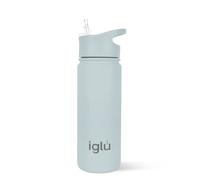 iglu Reusable Water Bottles | Premium Double Walled Stainless Steel | Vacuum Insulated Bottle | 24 Hours Cold & 12 Hours Hot | Sweatproof & BPA Free | Great Eco-Friendly Gift (Arctic Blue, 570 ml)