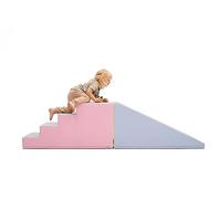 IGLU SET 01X STEPS and SLIDE Soft Play Equipment XXL Soft Play Shapes Activity Toys Slide (light pastel)