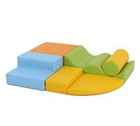 IGLU Soft Play Explorer set Soft Play Equipment Softzone Shapes Activity Toys for toddlers ages 1-3 for climbing - 6 Shape Set (light colors)