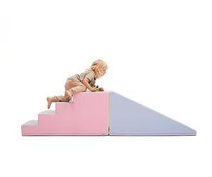 IGLU Soft Play Mega Fun Slider Indoor Climber (Light pastel)