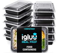 Igluu Meal Prep Containers Reusable (10 Pack) 1 Compartment - 828ml/28oz
