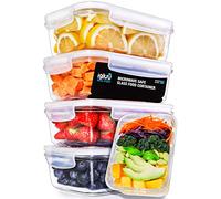 Igluu Meal Prep Glass Containers with Air Vent Lids (5 Pack) - 840ml
