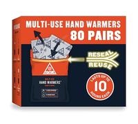 Ignik Resealable Multiple-Use Hand Warmers for 10 Hours of Heat Across 72 Hours, 80 Pairs