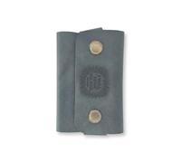 Ignis Craft Snap Leather Card Holder Wallet, Christian Gifts for Men and Women, Full Grain Cowhide Debossed Bible Verse, Eden Green, Card Holder