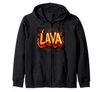 Ignite the Room with this Lava Speech Costume Zip Hoodie