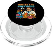 Ignite the Sweetness Candy Lab Chemistry Scientist PopSockets PopGrip for MagSafe