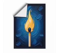Ignited Spark Modern Unframed Wall Art Print A1 (84.1×59.4cm), Wall Decor for Living Room, Bedroom, Office & Home, Art Gift