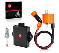 Igniter CDI Box and Ignition Coil ATV for Arctic Cat 250 350 1998-2005 for SUZUKI Quadrunner 250 1988-2002 Quadrunner 4WD 1987-1993 King Quad 300 1995-2002 3530-024 3530-011 32900-19B50 32900-19B40
