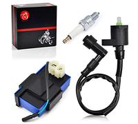 Igniter CDI BOX Ignition Coil Pack and Spark Plug Compatible with Honda TRX 90 1993 1994 1995 1996 1997 1998 1999 2000 2001 2002 2003 2004 2005 30410-HF7-008