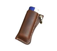 Igniter Holder Key Chain - 3.03 Inch Leather Igniter Case | Rustic Cowhide Sleeve Protective Pouch with Keychain Pendant for Accessories