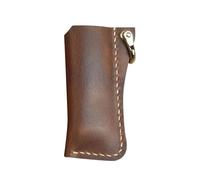 Igniter Holder Key Chain - Leather Protective Pouch, Rustic Storage Case, Pocket Sleeve, Portable Cover | Vintage Carrying Accessory For Outdoor Camping Hiking Survival Adventure Tool Gear Org
