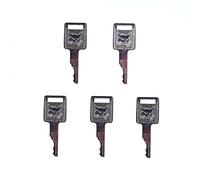 Ignition and Door Keys, 6693241 6709527 A77313 307852A1 5 Pack for Bobcat Skid Steer S130 S175 S220 S300 S450 S550 A220 T140 T10 T250 T300 T590 T650 730 742 763 843 864 963 310 440 540