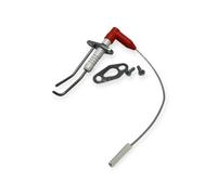 IGNITION AND SENSING ELECTRODE COMPATIBLE DE DIETRICH S62743 WITH GASKET FOR BOI