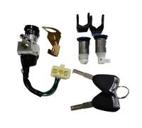 Ignition Barrel And Key 5-wire Ignition Lock Key Set For Scooter Moped WH125T Motorcycle Ignition Lock