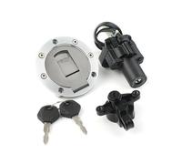 Ignition barrel and key Fit For XJR400 XJR1300 XJR1200 XJR600 Motorcycle Ignition Switch Lock Set Gas Cap Key YZF1000 YZF600