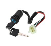 Ignition barrel and key For ATV Go Kart Scooter Motorcycle ETC 1pcs 2/4 Wires Pins Ignition Start Switch Lock Key(4-4 Wires Male Plug)
