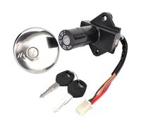 Ignition barrel and key For Suzuki For GN250 1985-2001 Ignition Switch Lock Keys Fuel Tank Cap GN 250