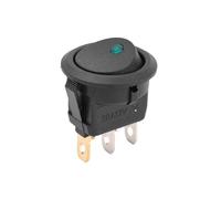 Ignition Barrel Fit For Car 12V LED Boat Switch With Light Rocker Switch On/Off Control SPST 3 Pin 2 Position Auto 1/3/12pcs Engine Start Stop Button(1pc green)