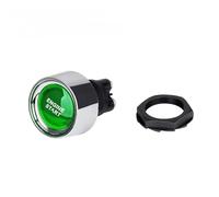 Ignition Barrel Fit For Cars 12V 50A 3Pin SPST Momentary Keyless Push Button Starter Switches Car Engine Start Ignition Switch Push Start Ignition Switch(Green)