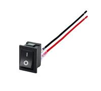 Ignition Barrel Fit For Marine Boat Car Motorcycle 20MM Toggle Switch ON-OFF 2 Pin Rocker Switch With 16CM Pre-Wired Terminals Push Start Ignition Switch(Tybe B 1PC)