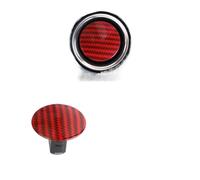 Ignition Barrel Fit For Mercedes BENZ W205 W212 W166 W221 W117 Push Button Switch Keyless One-Click Start Button 2215450714 Engine Start Stop Button(Red carbon fiber)