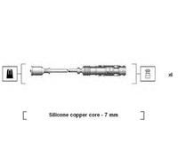 Magneti Marelli Ignition Cable Kit 941455010942 for Smart City-Coupe M160.910 0.6L 3cyl