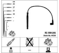 Ignition Cable/Connecting Parts NGK 44338 for RENAULT