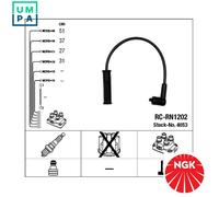 IGNITION CABLE KIT 4053 FOR RENAULT K7M790/703/702 1.6L 4cyl MEGANE I