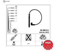 IGNITION CABLE KIT 44278 FOR RENAULT CLIO/SYMBOL THALIA D4F712/728/706 1.1L