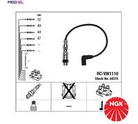 IGNITION CABLE KIT 44316 FOR SKODA OCTAVIA/II/Combi LAURA ROOMSTER/Praktik VW
