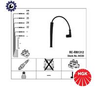 IGNITION CABLE KIT 44330 FOR RENAULT D7F720/710/722/746/726 1.1L 4cyl CLIO II