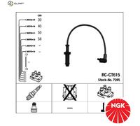 IGNITION CABLE KIT 7285 FOR PEUGEOT PARTNER/FURGON/Box/Body/MPV/Van/PATAGONICA