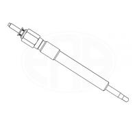 ERA 886084 Glow plug 12V M12X1,25