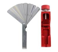 Ignition Candle Tool: Sturdy Set, Spacing Gauge | Effective Electrode Difference, Alloy with Practical Handling During Mechanical Maintenance and Conf, red, Consulte la descripción, See