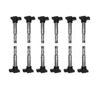 Ignition Coil 12 Pieces For A8 D2 D3 6.0 W12 Quattro Touareg Passat B5.5 | Compatible with Volkswagen Phaeton 07C905115J 07C905715A Engine Fit Tune Up Part Reliable Spark Direct Swap Easy Installation