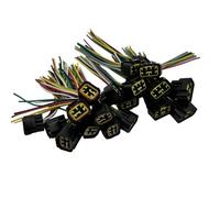 Ignition Coil 12PCS General Motorcycle Bicycle CDI 8-pin 6-pin Ignition Connector Igniter Plug Ignition Coil Stick(12 pcs 6-ping)