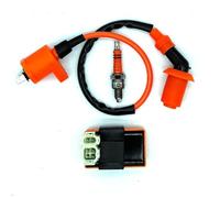 Ignition Coil 3Piece Racing 6 Pins AC For CDI Box Ignition Coil For A7TJC For Spark Plug For GY6 50 60 80 125 150cc Moped Scooter For ATV Go Carts