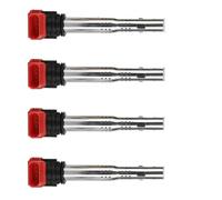 Ignition Coil 4x Red Coil Packs Set 06E905115E For A3 For A4 For A5 For A6 For Q5 For TT Car Accessories Parts.