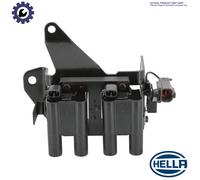 Hella Ignition Coil - Flush-Fitting Pencil 5DA 193 175-511 - 12V 2-pin Bolted - Original