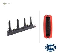 Ignition coil incl. spark plug connector 5DA 358 000-331 HELLA for OPEL ASTRA H