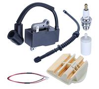 Ignition Coil Air Filter Fuel Line Kit for Husqvarna 445 450 445E 450E Chainsaw 573935702 544080803