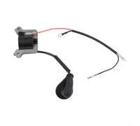 Ignition Coil And Flywheel Set For 43cc 52cc Brush Lawn Mower Engine Parts High Voltage Spark Generator Silver Color Lightweight Design For Reliable Starting Performance(B)