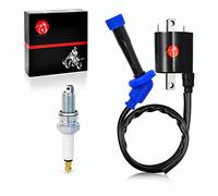 Ignition Coil and Spark Plug For Yamaha V Star 650 XVS650 1998-2016