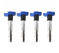 Ignition Coil Compatible With A3 A4 A5 TT Beetle CC 1.8L 2.0L 3.0L 3.2L Engines Performance Blue(4PCS)