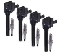 Ignition coil Compatible With For Territory For S 1.5t 2019; For Equator For Sport 1.5t 2021; 4pcs Set Ignition Coil And For Spark Plug Spare Parts FS112A366AB