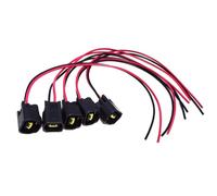 Ignition Coil Connector Compatible With For Cobra For Mustang 2 Way Ignition Coil Connector Harness Pigtail Wire Waterproof Assembly 1P1258(5 PCS)