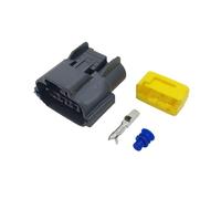 Ignition coil connector Compatible With Nissan For Skyline 4G63T Engine 6098-0141 3 Pin Female Ignition Coil Plug Waterproof Connector Wire Connector(1set With Pin)