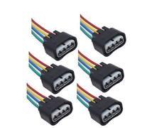 Ignition Coil Connector Compatible With Toyota For MR2 For Spyder L4 1.8L 2000-2005 For Rav4 L4 2.4L 2004-2008 9098011885 Ignition Coil Connector Wiring Harness(6 Piece)